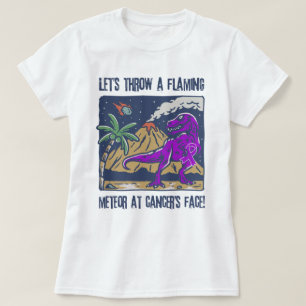 Camiseta Jogue Um Meteador De Chamada Engraçado No Câncer d
