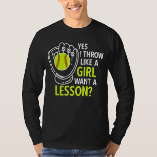 Camiseta Joguei Como Uma Garota Lenta, Lança De Luva De Sof