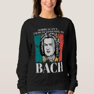 Camiseta Johann Sebastian Bach Composer Para Clássicas