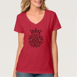 Camiseta Johann Sebastian Bach Seal Crest Monograma Insigni