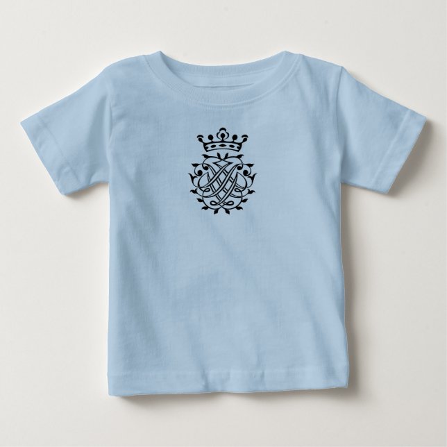 Camiseta Johann Sebastian Bach Seal Crest Monograma Insigni (Frente)