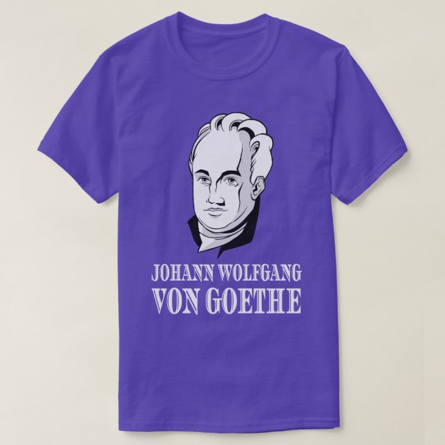 Camiseta Johann Wolfgang Von Goethe Poet Thinker Poet (Frente do Design)