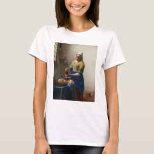 Camiseta Johannes Vermeer, A Milkmaid