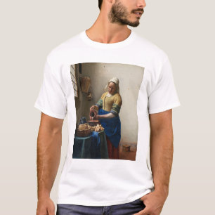 Camiseta Johannes Vermeer, A Milkmaid