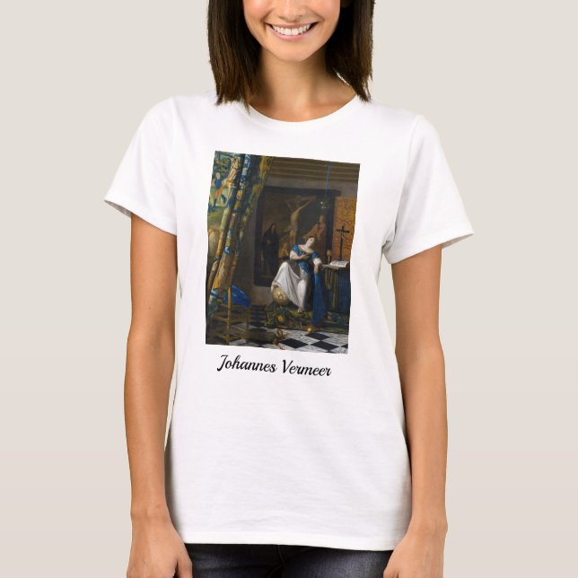 Camiseta Johannes Vermeer - Alegoria de fé (Frente)