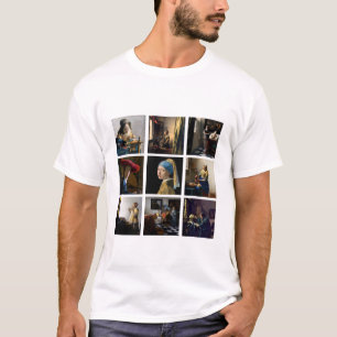 Camiseta Johannes Vermeer - Grelha de Mastercastas