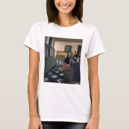 Camiseta Johannes Vermeer, van Delft, A lição de música