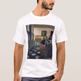 Camiseta Johannes Vermeer, van Delft, A lição de música