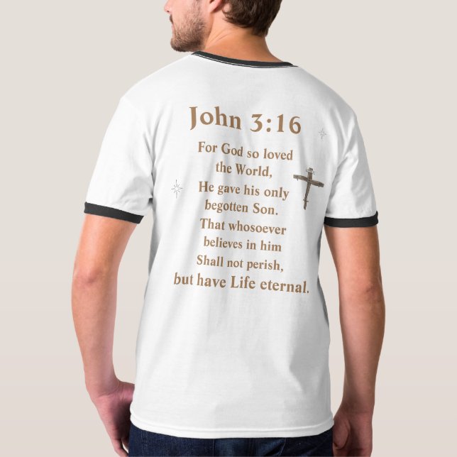Camiseta John 3:16 (Verso)