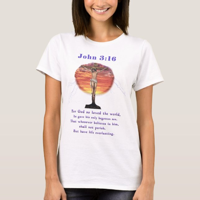 Camiseta John 3:16 (Frente)