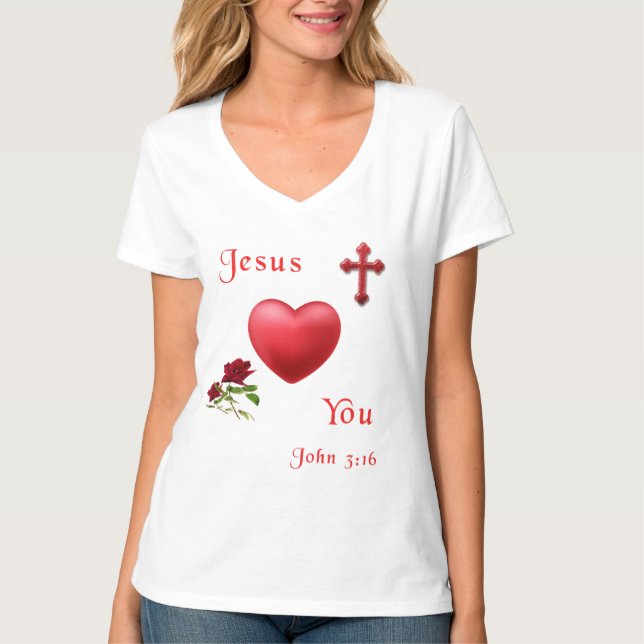 Camiseta John 3:16 (Frente)