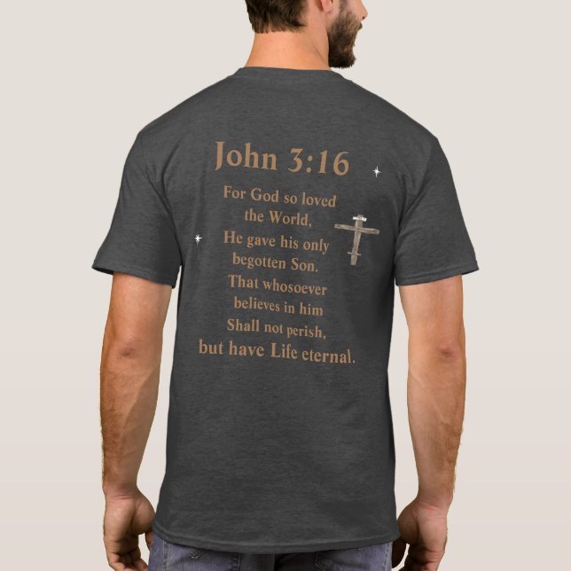 Camiseta John 3:16 (Verso)