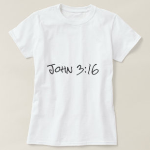 Camiseta John 3:16 Bíblia Verse Christian Faith Design de t