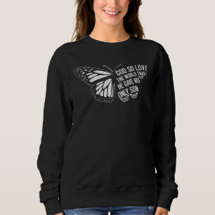 Camiseta John 3 16 Christian Butterfly Mulheres Homens Bíbl