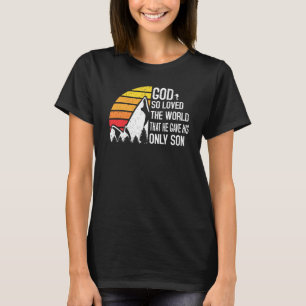 Camiseta John 3 16 Christian Hiking Men Bíblia de Mulheres