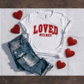 Camiseta John 3:16 Christian Valentine's Tee