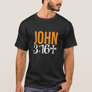 Camiseta John 3:16 Por Deus, Adoro A Bíblia Mundial Verso
