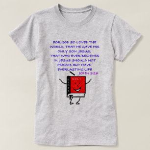 Camiseta John 3:16 - Por Deus, Tão Amado A Escritura Mundia