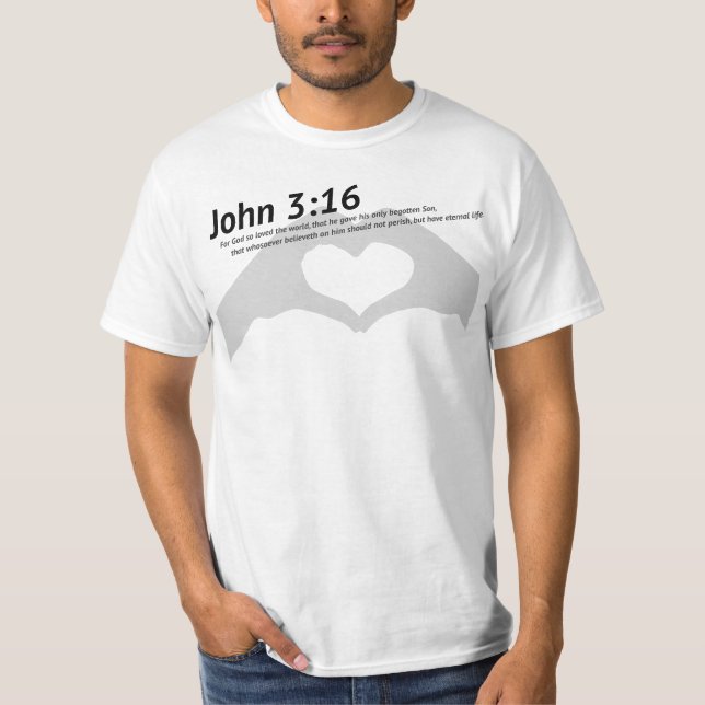 Camiseta John 3:16 Tee (Frente)