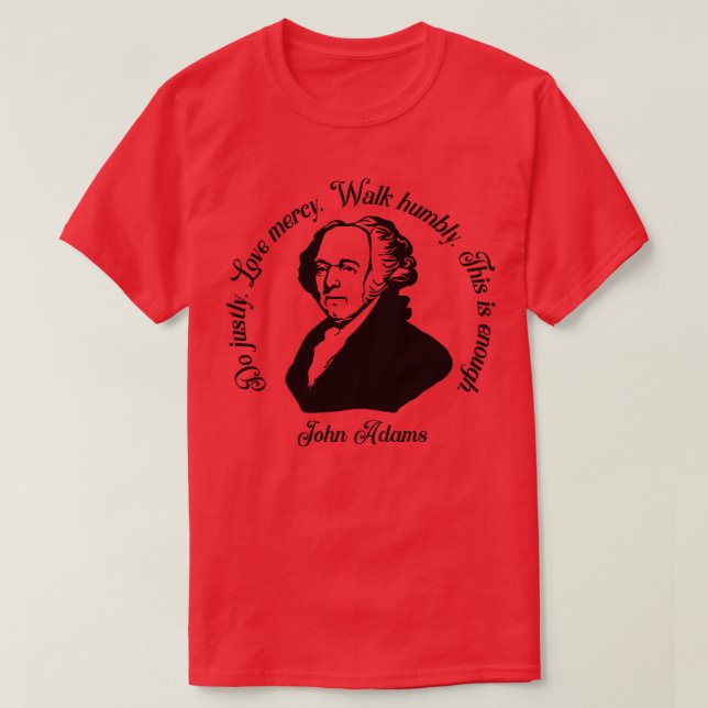 Camiseta John Adams Cote (Frente do Design)