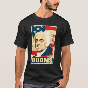Camiseta John Adams Propaganda América Poster Pop