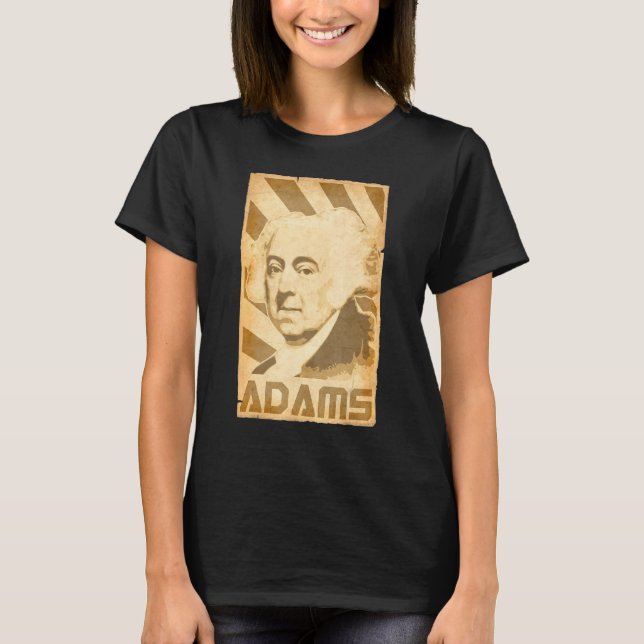 Camiseta John Adams Torn Poster (Frente)