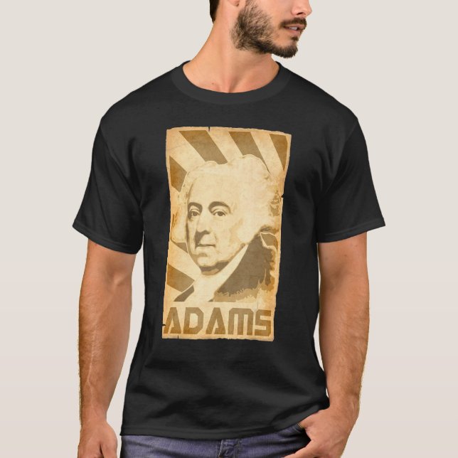 Camiseta John Adams Torn Poster (Frente)