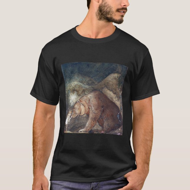 Camiseta John Bauer Pobre Little Basse (Frente)