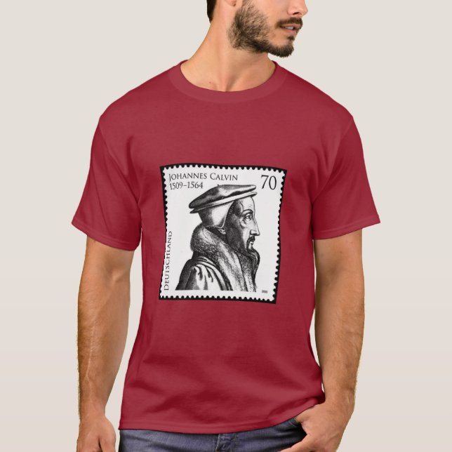 Camiseta John Calvin's commemorative seal (Frente)