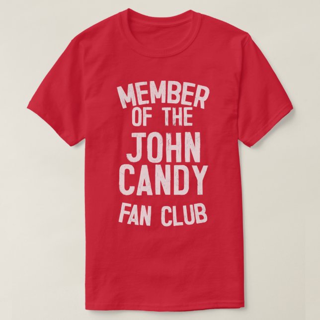 Camiseta John Candy Fan Club (Frente do Design)