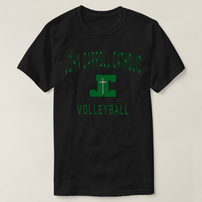 Camiseta John Carroll Segundo grau católico Cavaliers Volle (Frente do Design)