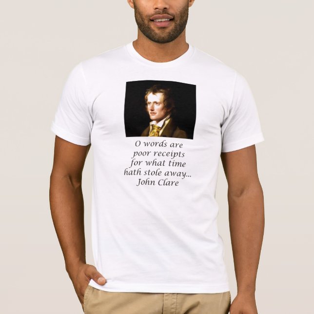 Camiseta John Clare - relembranças (Frente)