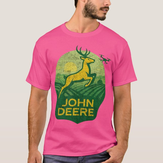 Camiseta John Deere - vintage (Frente)