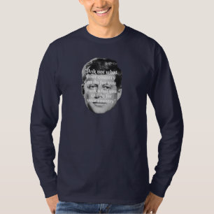 Camiseta John F Kennedy - Design político criativo
