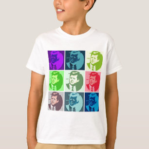 Camiseta John F Kennedy Pop Art