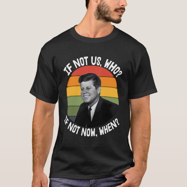 Camiseta John F Kennedy Quote Retro Vintage Jfk (Frente)
