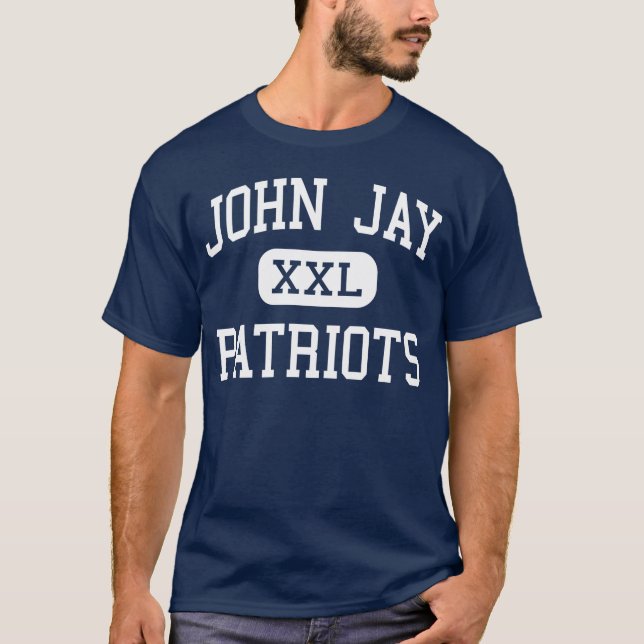 Camiseta John Jay - patriotas - alto - junção de Hopewell (Frente)