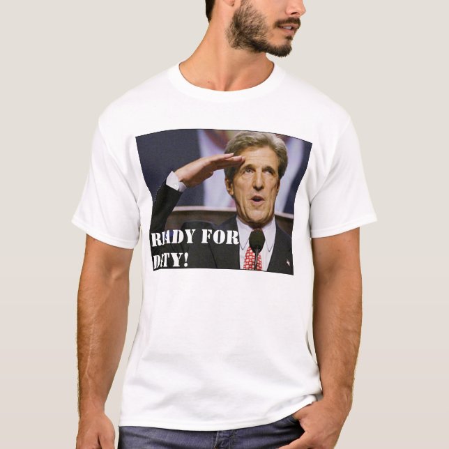 Camiseta John Kerry para o presidente (Frente)