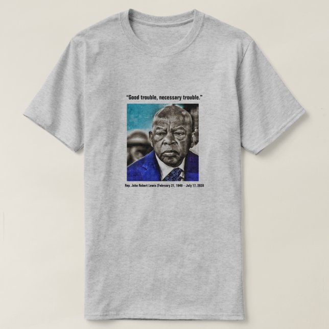 Camiseta  John Lewis (Frente do Design)