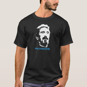 Camiseta John McAfee para o presidente 2016