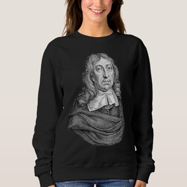 Camiseta John Milton Retrait Line Art Author (Frente)