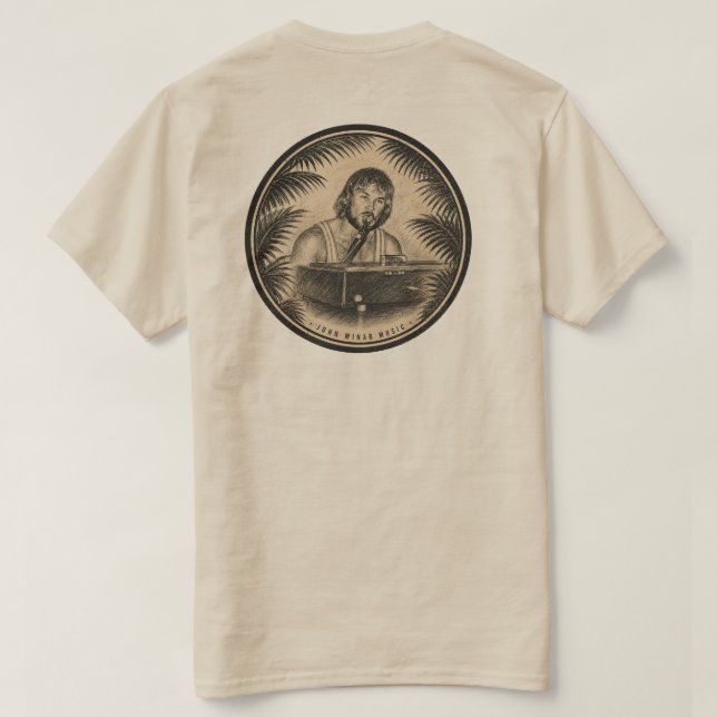Camiseta - John Minar Music  (Verso do Design)