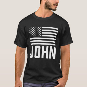 Camiseta John Name Forename Personalizado Birthday Usa