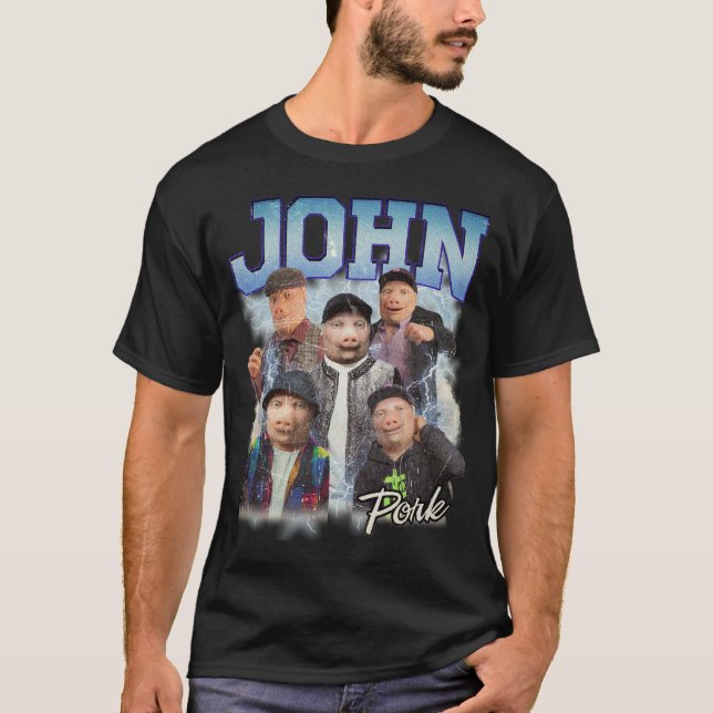 CAMISETA JOHN PORK RETRO (Frente)