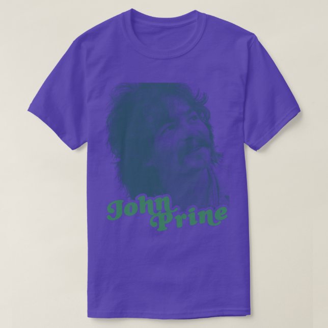 Camiseta John Prine Folk Legend (Frente do Design)