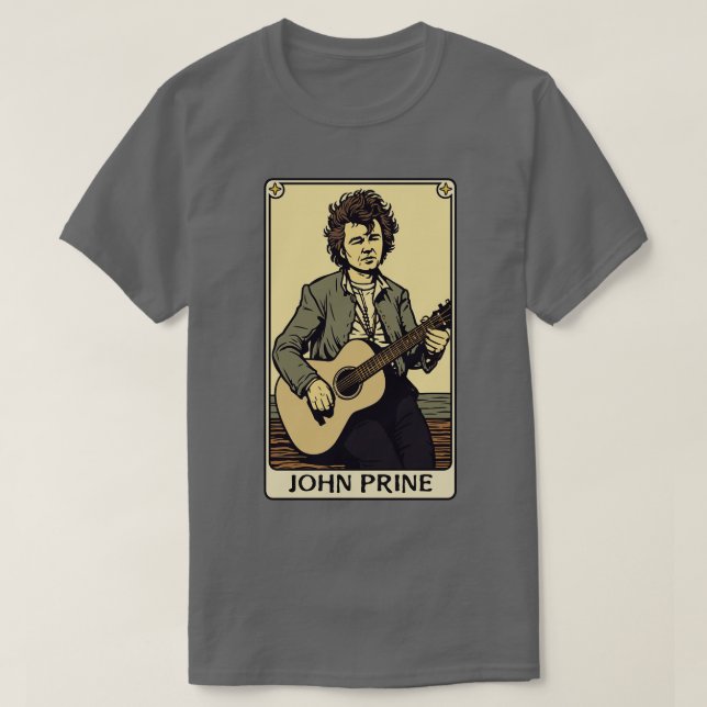 Camiseta John Prine State Of Mind (Frente do Design)