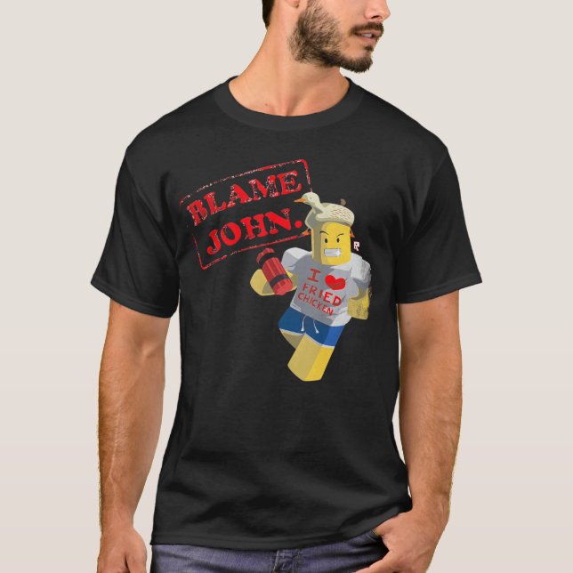 Camiseta John Shedletsky Eu Amo Frango Frito (Frente)