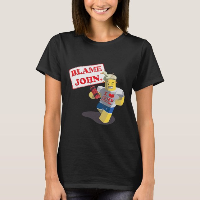 Camiseta John Shedletsky Eu Amo Frango Frito! Design Divert (Frente)