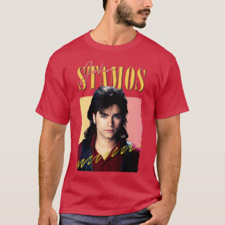 Camiseta John Stamos Design estético dos anos 80