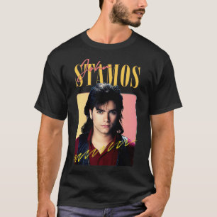 Camiseta John Stamos Design estético dos anos 80